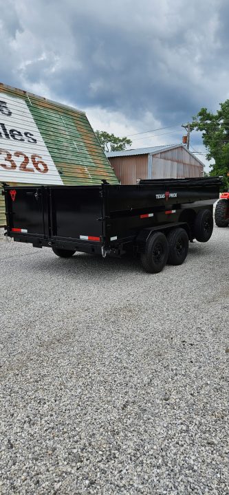 New 2026 Texas Pride Trailers 7x16x3 Tandem Axles Dump Trailer-8K-UPGRADES!!