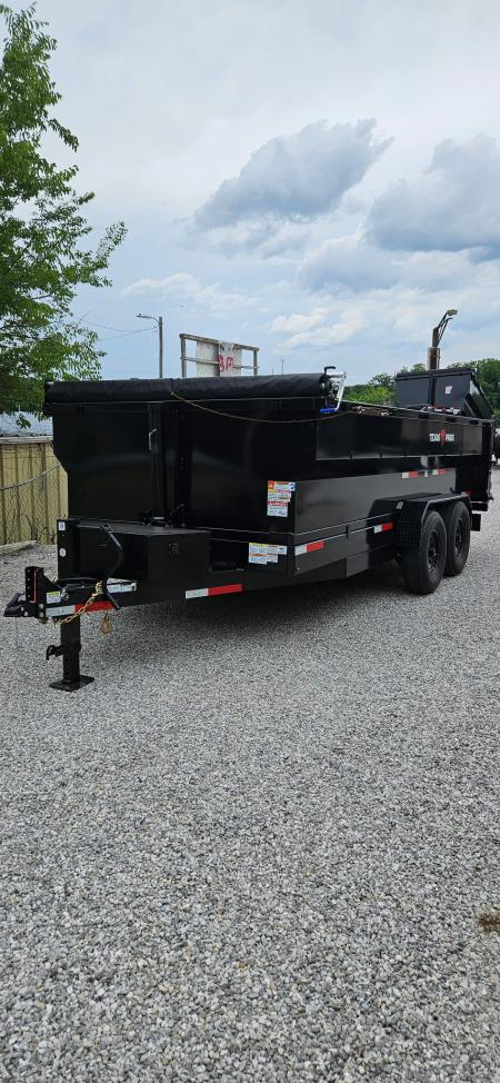 New 2026 Texas Pride Trailers 7x16x3 Tandem Axles Dump Trailer-8K-UPGRADES!!