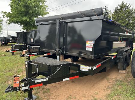 New 2026 Texas Pride Trailers 7x16x3 Tandem Axles Dump Trailer-8K Axles-UPGRADES!!!