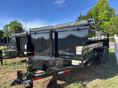New 2026 Texas Pride Trailers 7x16x3 Tandem Axles Dump Trailer -8K Axles-UPGRADES!!!