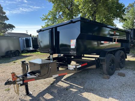 New 2026 Texas Pride Trailers 7x12x3 Tandem Axles Dump Trailer - 7K Axles- Equipment Ramps