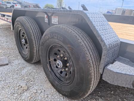 New 2026 Iron Bull 83 x 22 (19+3) EWB Equipment with Electric Brakes and 2) 7K GVWR Straight Axles - Rampage Ramps