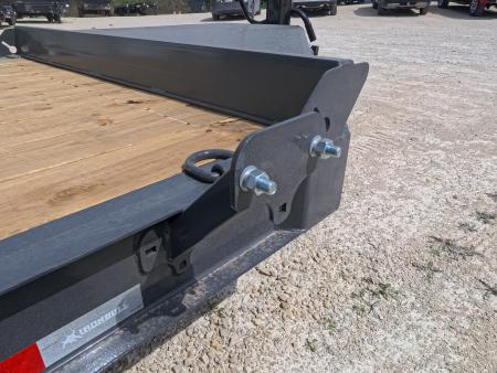 New 2026 Iron Bull 83 x 22 (19+3) EWB Equipment with Electric Brakes and 2) 7K GVWR Straight Axles - Rampage Ramps