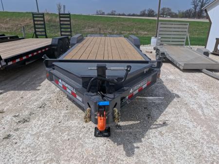 New 2026 Iron Bull 83 x 22 (19+3) EWB Equipment with Electric Brakes and 2) 7K GVWR Straight Axles - Rampage Ramps