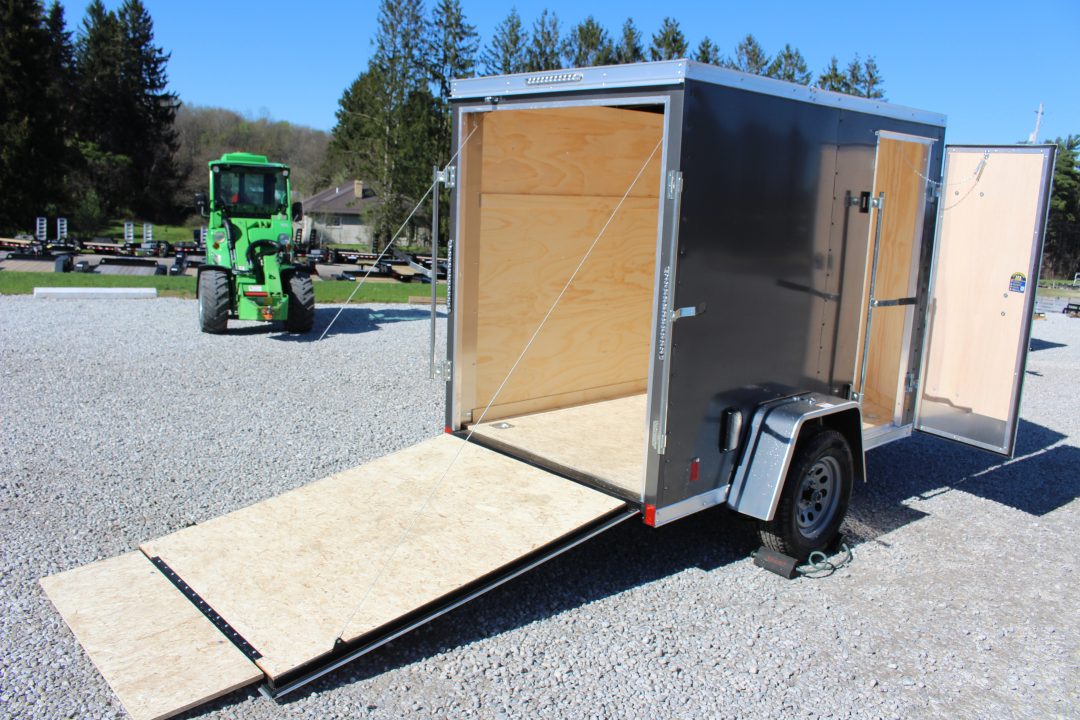 New 2026 Darkhorse Cargo DHW 5' x 8' Enclosed Trailer - Rear Ramp Door - 6' Interior Height - 2990# GVW