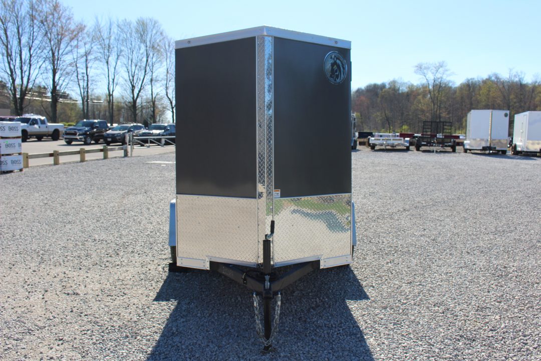 New 2026 Darkhorse Cargo DHW 5' x 8' Enclosed Trailer - Rear Ramp Door - 6' Interior Height - 2990# GVW