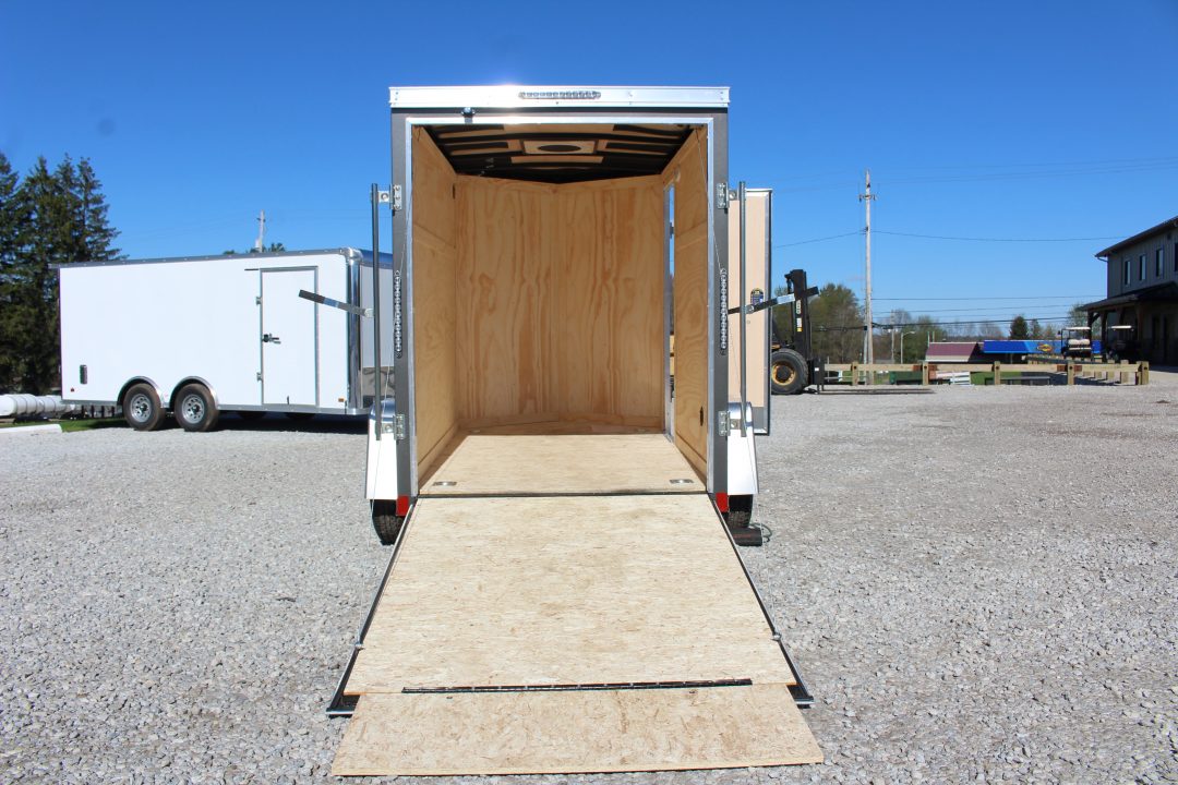 New 2026 Darkhorse Cargo DHW 5' x 8' Enclosed Trailer - Rear Ramp Door - 6' Interior Height - 2990# GVW