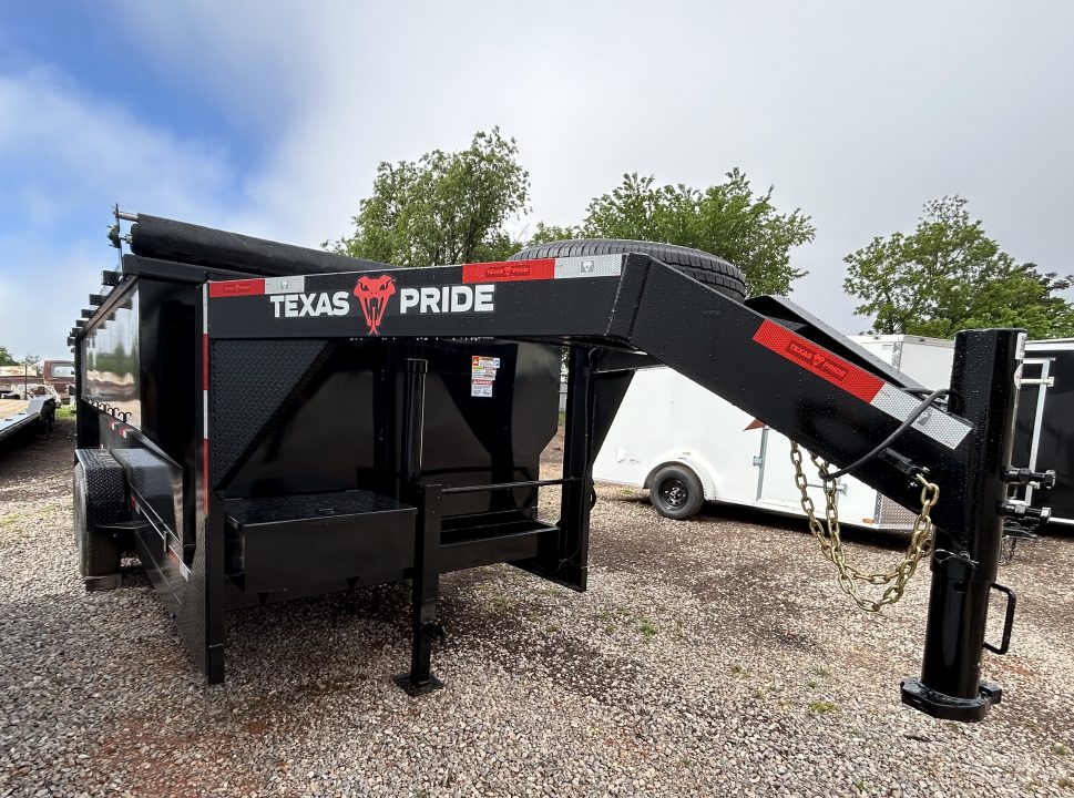 New 2026 Texas Pride Trailers Gooseneck 7x16x4 Tandem Axles- Dump Trailer- 8K Axles- UPGRADES!!