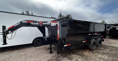 New 2026 Texas Pride Trailers Gooseneck 7x16x4 Tandem Axles- Dump Trailer- 8K Axles- UPGRADES!!