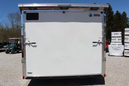 New 2026 Darkhorse Cargo DWRK 8.5' x 18' Flat Front Enclosed Cargo Trailer - Ramp Door - 9990#