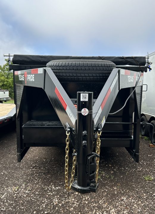 New 2026 Texas Pride Trailers Gooseneck 7x16x4 Tandem Axles Dump Trailer