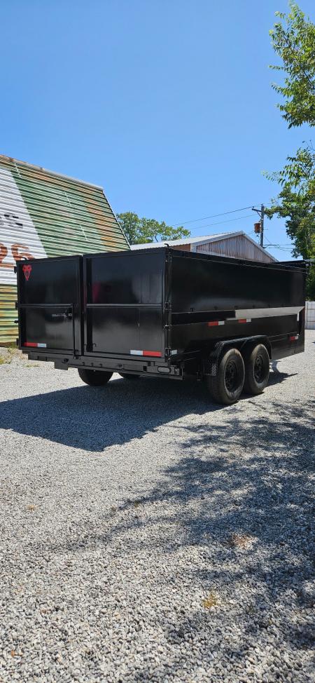 New 2026 Texas Pride Trailers Gooseneck 7x16x4 Tandem Axles Dump Trailer