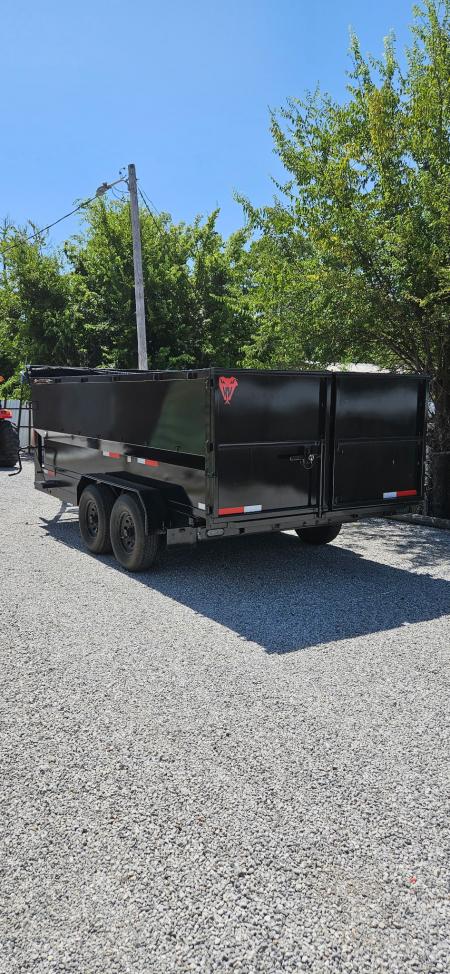 New 2026 Texas Pride Trailers Gooseneck 7x16x4 Tandem Axles Dump Trailer