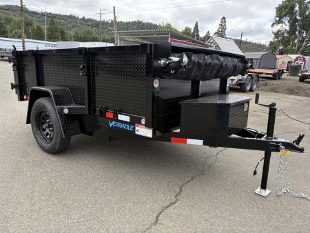 New SALE!! MINI DUMP 2026 VERSATILE SINGLE AXLE PTM58SA 5X8 3500# AXLE