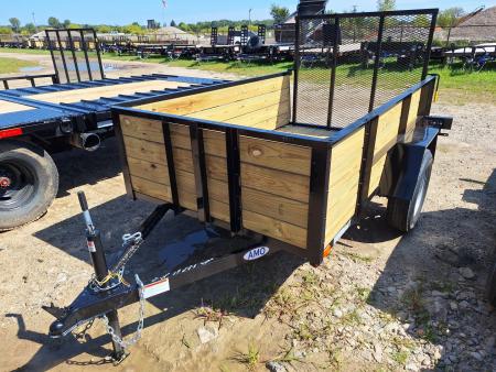 New 2026 AMO 5x8 Woodside Utility Trailer