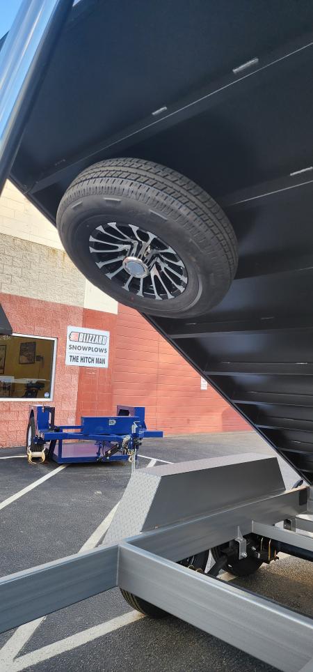 New 7 x 14 DUT15 BWISE Telescopic Ultimate Dump Trailer 15.4K **Black/Gray Frame