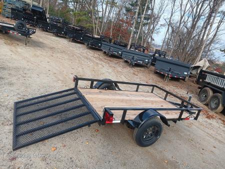 New 2026 Down 2 Earth Trailers DTE58GE29 Utility Trailer, 13" TIRES, 4' MESH GATE