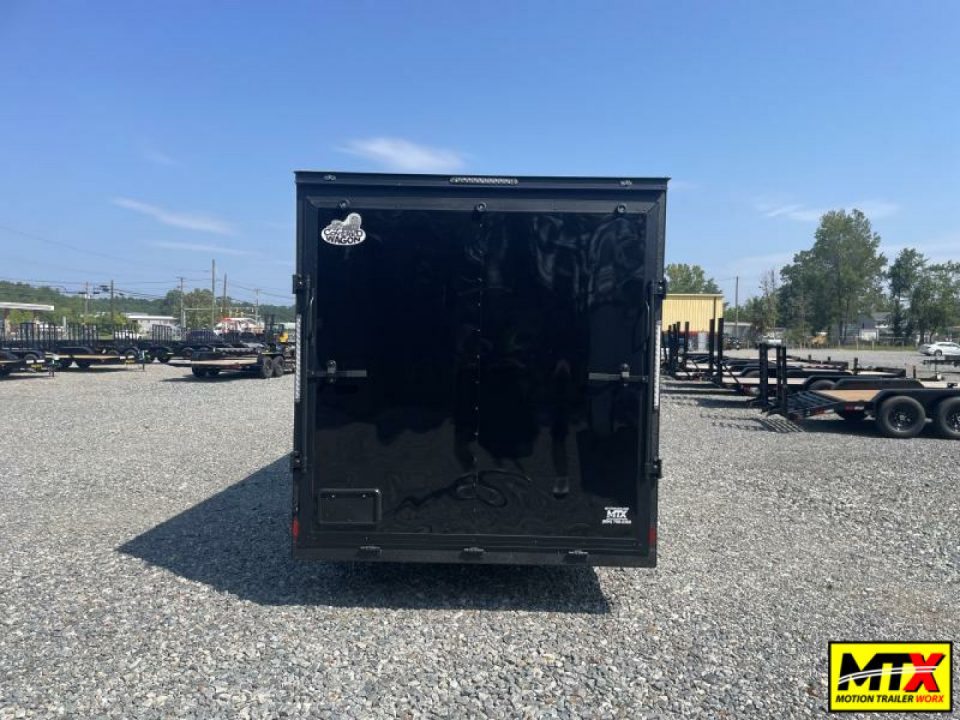 New 2026 Covered Wagon Trailers 7x16 Gold Series w/ Ramp Cargo / Enclosed Trailer
