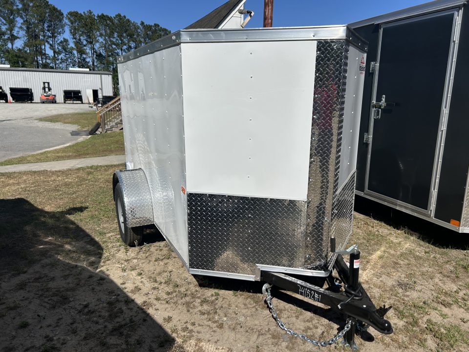 New 2026 Rock Solid Cargo 5x8 Cargo / Enclosed Trailer, with Rear Double Doors
