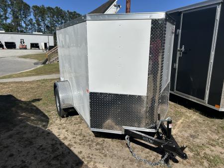 New 2026 Rock Solid Cargo 5x8 Cargo / Enclosed Trailer, with Rear Double Doors