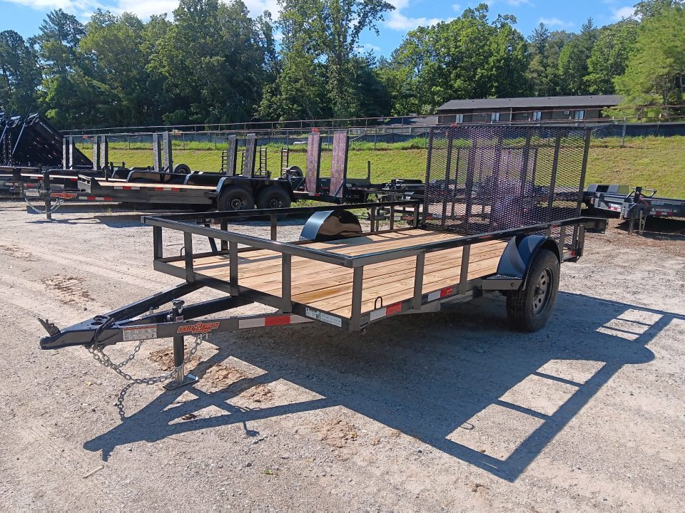 New 2026 Down 2 Earth Trailers DTE7612G29 Utility Trailer / 76" X 12 / TUBE RAIL / SEALED LIGHTS