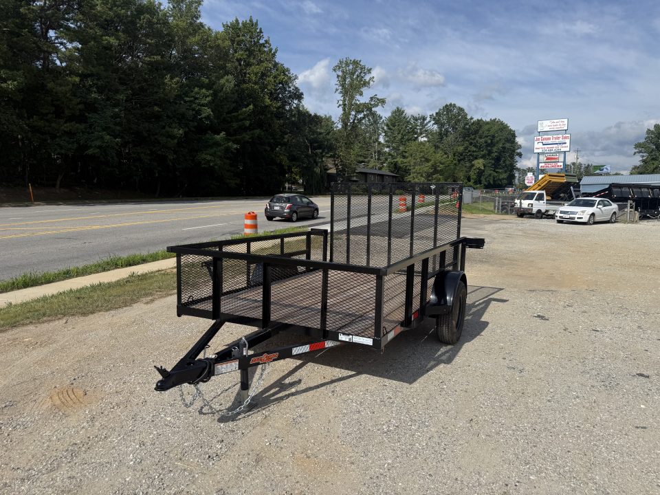 New 2026 Down 2 Earth Trailers DTE7610G29HS Utility Trailer / 76" X 10 / 24" MESH SIDE / TUBE RAIL / SEALED LIGHTS