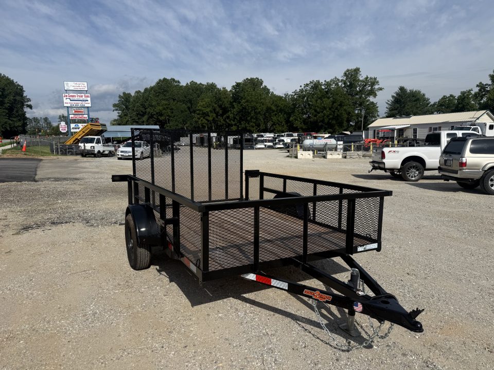 New 2026 Down 2 Earth Trailers DTE7610G29HS Utility Trailer / 76" X 10 / 24" MESH SIDE / TUBE RAIL / SEALED LIGHTS