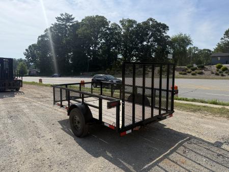 New 2026 Down 2 Earth Trailers DTE7610G29HS Utility Trailer / 76" X 10 / 24" MESH SIDE / TUBE RAIL / SEALED LIGHTS