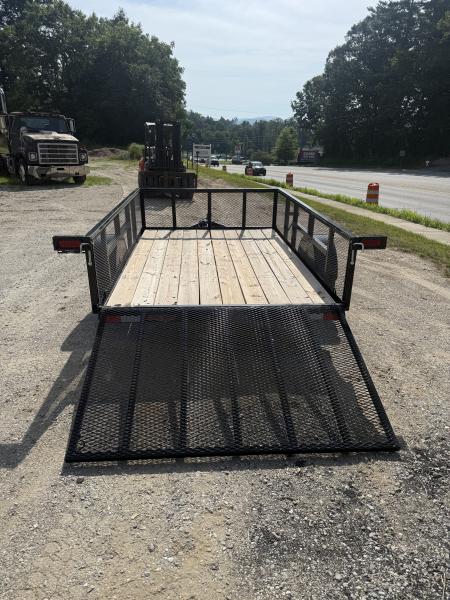 New 2026 Down 2 Earth Trailers DTE7610G29HS Utility Trailer / 76" X 10 / 24" MESH SIDE / TUBE RAIL / SEALED LIGHTS