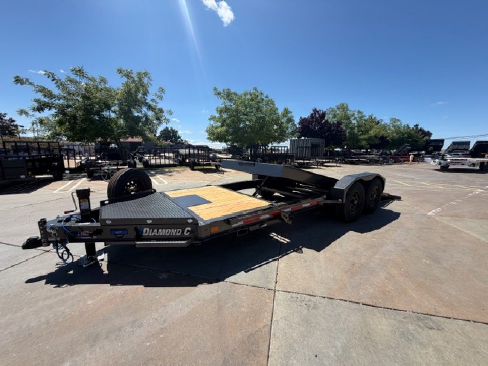 New 2026 Diamond C Trailers HDT207L20X82PS 7FT X 20FT 15.5K GVW Equipment Trailer