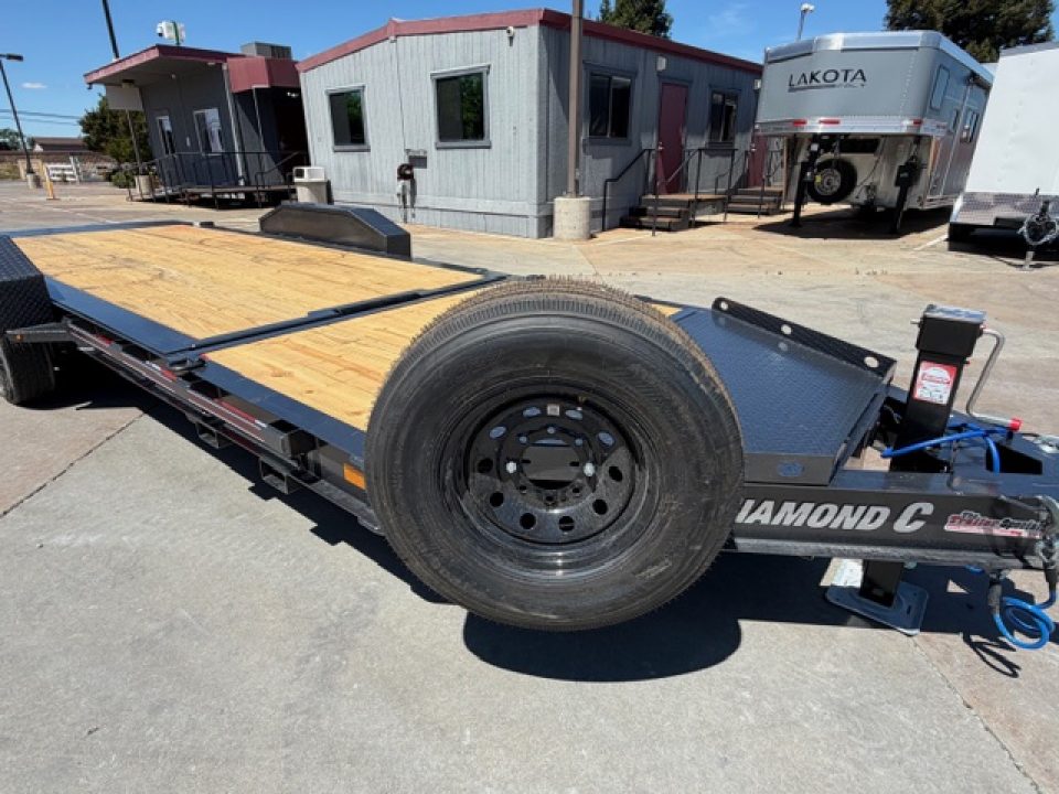 New 2026 Diamond C Trailers HDT207L20X82PS 7FT X 20FT 15.5K GVW Equipment Trailer