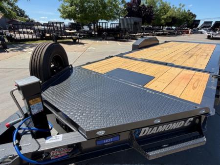 New 2026 Diamond C Trailers HDT207L20X82PS 7FT X 20FT 15.5K GVW Equipment Trailer