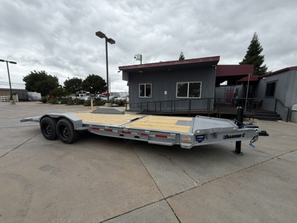 New 2026 Diamond C Trailers HDT208L22X80 7FT X 22FT 18K GVW Equipment Trailer