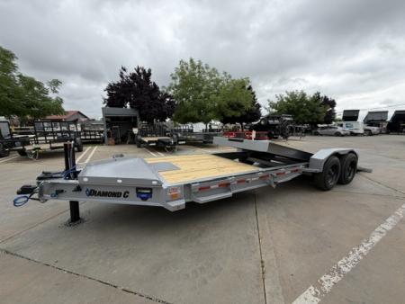New 2026 Diamond C Trailers HDT208L22X80 7FT X 22FT 18K GVW Equipment Trailer