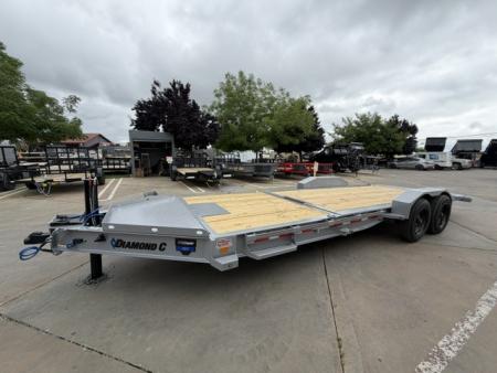 New 2026 Diamond C Trailers HDT208L22X80 7FT X 22FT 18K GVW Equipment Trailer