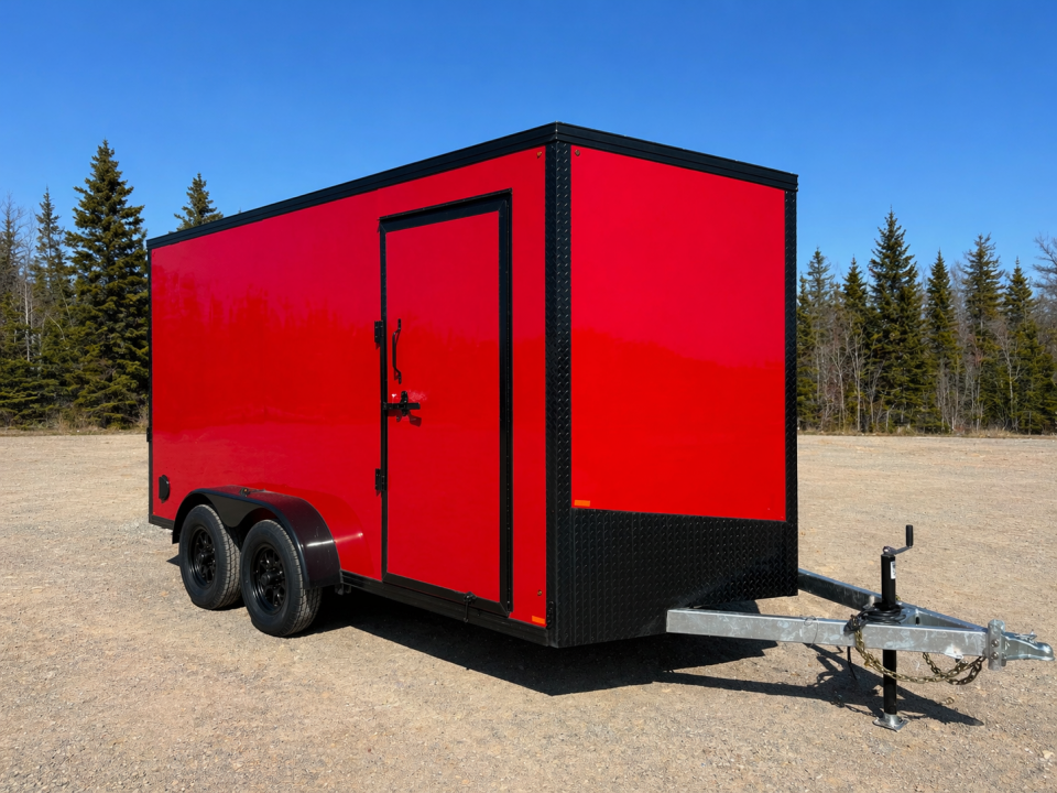 New 2026 Black Out 7 x 14 GD Galva Pro Cargo / Enclosed Trailer