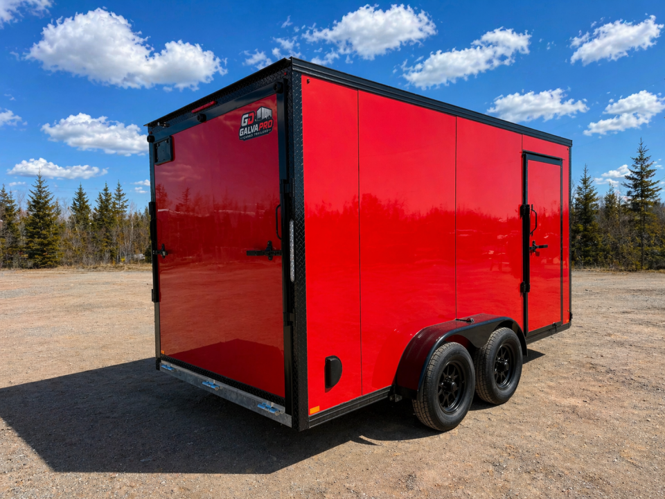 New 2026 Black Out 7 x 14 GD Galva Pro Cargo / Enclosed Trailer