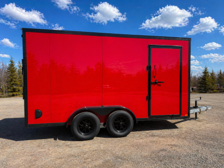 New 2026 Black Out 7 x 14 GD Galva Pro Cargo / Enclosed Trailer
