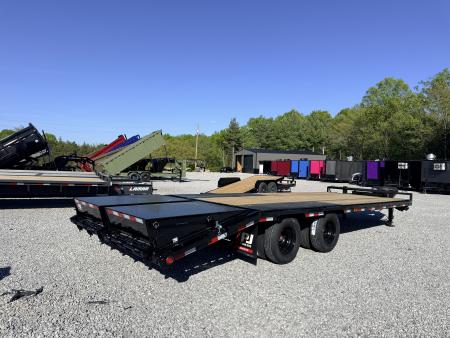 New 2026 PJ Trailers 102X25 PINTLE HITCH 22500 GVWR MEGA RAMPS Equipment Trailer