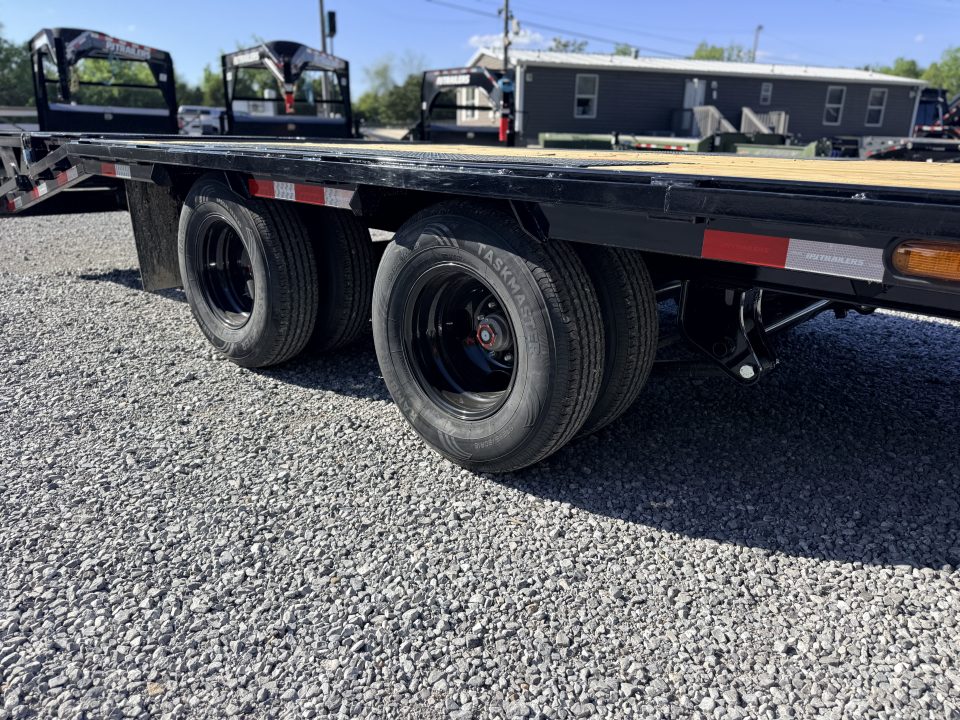 New 2026 PJ Trailers 102X32 GOOSENECK 25K GVWR (MEGA RAMPS) Flatbed Trailer