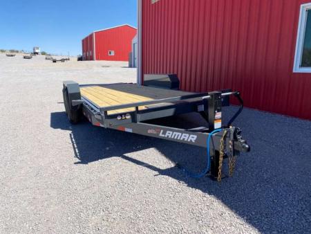 New 2026 Lamar Trailers 83X18 14K GRAITY TILT BUMPER PULL Tilt Trailer