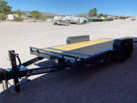 New 2026 Lamar Trailers 83X18 14K GRAITY TILT BUMPER PULL Tilt Trailer