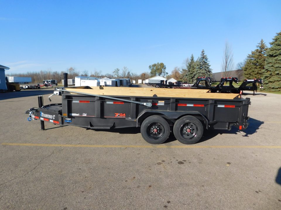 New 2026 Diamond C Trailers LPT208 16x81 Dump Trailer