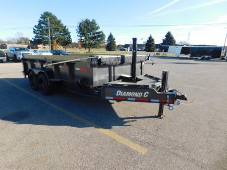 New 2026 Diamond C Trailers LPT208 16x81 Dump Trailer