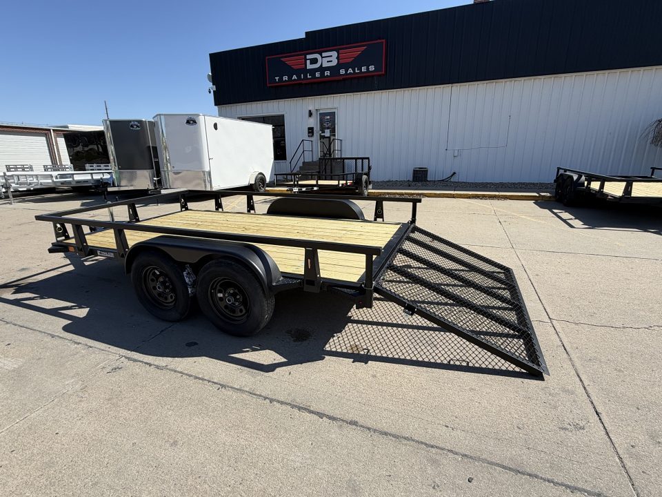 New 2026 HTC SUT712T Utility Trailer 7x12 Tandem