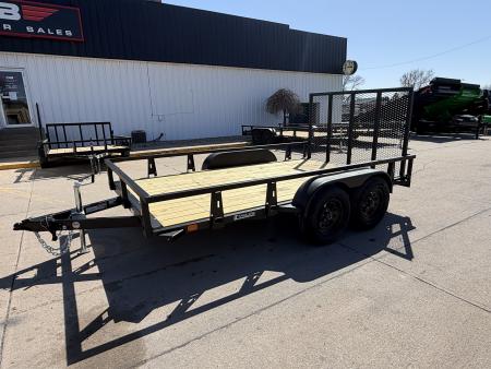 New 2026 HTC SUT712T Utility Trailer 7x12 Tandem