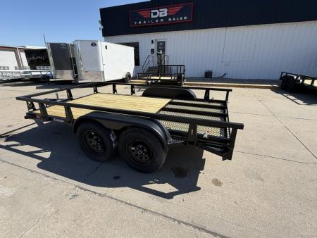 New 2026 HTC SUT712T Utility Trailer 7x12 Tandem