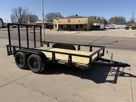 New 2026 HTC SUT712T Utility Trailer 7x12 Tandem