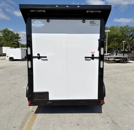 New 2026 Rock Solid Cargo 6X12 Rear Ramp Door 7K Cargo / Enclosed Trailer