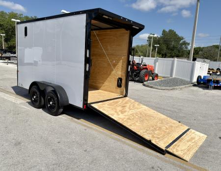 New 2026 Rock Solid Cargo 6X12 Rear Ramp Door 7K Cargo / Enclosed Trailer